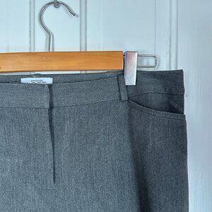 Ann Taylor Loft Gray Stretch Pants, Size 10